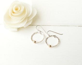 Satellite Earrings in Silver