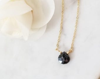 Spinel Droplet Necklace