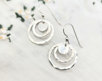 Ensemble Earrings in Silver