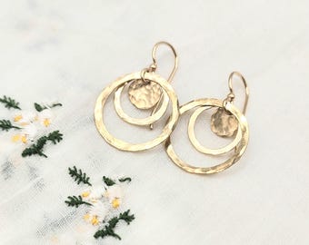 Ensemble Earrings in Gold