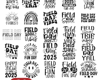Field day SVG Bundle, Field Day Trip Svg, Funny Teacher Svg,Field Day Svg, Last Day of School Svg, Game Day, Field Day Fun Day, Game day svg