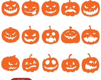 Bundle SVG citrouille, citrouille SVG, vecteur citrouille, Halloween Svg, citrouille chemise svg, clipart automne, clipart automne, fichier de coupe pour Cricut, Silhouette