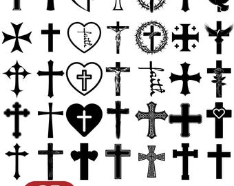 Cross SVG, Christian Cross SVG, Catholic Svg, Cross silhouette, Cross Cricut, Cross cut file, Crosses svg Christian Cross Clip Art Cross svg