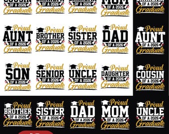 Senior 2026 Svg , Gifts for Girls & Boys, Class of 2026 Svg, Senior Year Shirts svg, High School Graduation svg