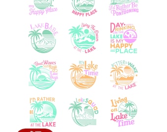Lake Svg Bundle, Vacation svg, Funny quotes svg, Lake house svg, Camping Svg, Fishing Svg, Lake life Svg quotes, Family svg,Summer Lake Svg