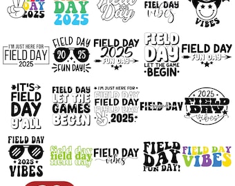 Field day SVG Bundle, Field Day Trip Svg, Funny Teacher Svg,Field Day Svg, Last Day of School Svg, Game Day, Field Day Fun Day, Game day svg