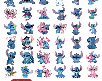 Lilo and Stitch Layered Bundle Files | Clipart, Cricut, silhouette, Vector Cut Files | lilo and stitch clipart png | 110+ Unique Design