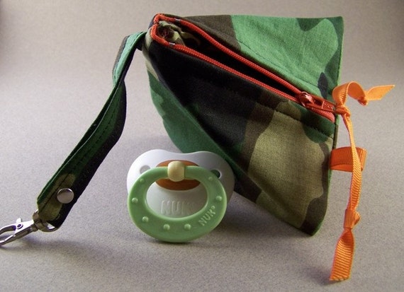 Original Pacifier PyramidCoin PurseJewelry BagSmall ItemGift PouchTriangle Pod Pouch