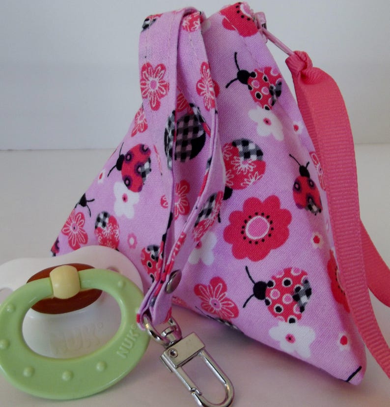 Triangle Pouch Dollbirdies Original Pacifier Pouch Pacifier Case Diaper Bag Accessory Knitting Pouch Pyramid Pouch Coin Pouch