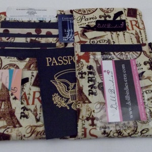 Dollbirdies Family Size Passport Wallet, Family Travel Wallet image 3