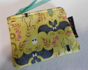 Dollbirdies Original Coin Pouch, Coin Purse, Organization Pouch, Halloween Pouch, Notions Pouch