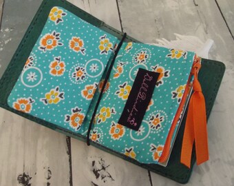 Dollbirdies Original NanoTraveler Notebook Insert, Nano Insert Wallet, Nano Travel Wallet