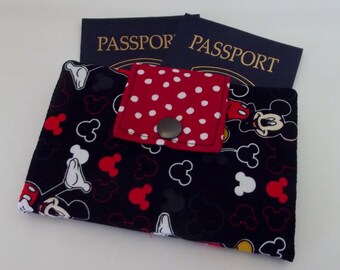 Dollbirdies Small Deluxe Passport Wallet, Travel Wallet, Passport Cover, Passport Wallet