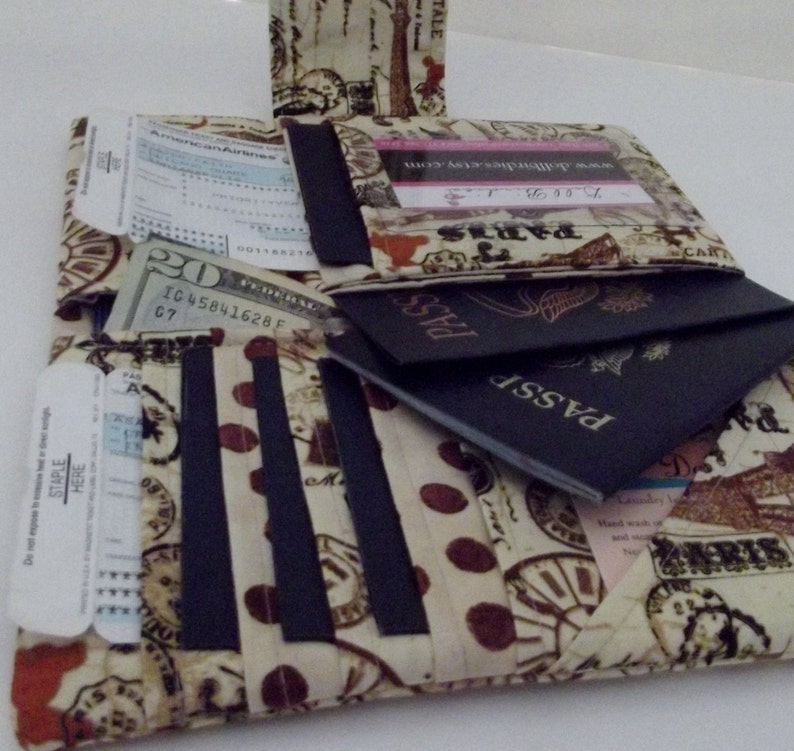 Dollbirdies Family Size Passport Wallet, Family Travel Wallet image 4