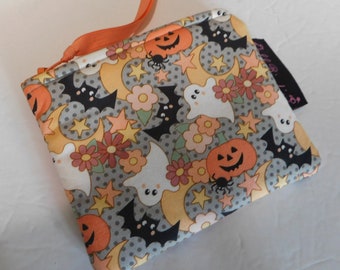 Dollbirdies Original Coin Pouch, Coin Purse, Halloween Pouch, Notions Pouch, Ear Bud Pouch, Organization Pouch