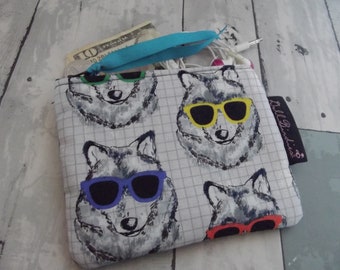 Dollbirdies Original Coin Pouch, Coin Purse, Hearing Aid Pouch, Charging Cord Pouch, Diaper Bag Pouch, Organization Pouch