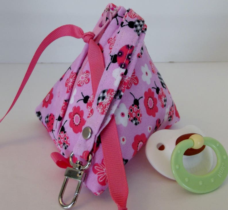 Triangle Pouch Dollbirdies Original Pacifier Pouch Pacifier Case Diaper Bag Accessory Knitting Pouch Pyramid Pouch Coin Pouch
