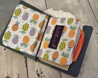 Dollbirdies Original Nano Traveler Notebook Insert, Nano Wallet, Travel Wallet