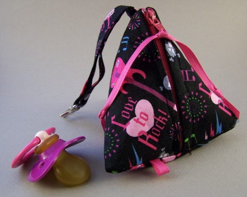 Original Pacifier PyramidCoin PurseJewelry BagSmall ItemGift PouchTriangle Pod Pouch