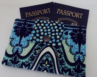 Dollbirdies Small Deluxe Passport Wallet, Passport Cover, Travel Wallet. Wallet