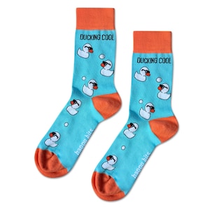 Ducking Cool Bamboo Socks, Funny Socks