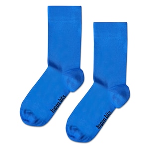 Meias de bambu lisas - Azul-marinho fresco