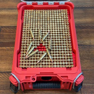 Milwaukee PACKOUT - Ammo Organizer - .223/5.56 - Custom Insert Kit - Slim Organizer - Rifle Range - USA Made