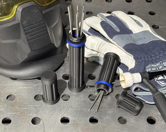 PAIR of Tungsten Holders | TIG Tungsten Storage | Tig Tungsten Electrode Storage | Welding Accessories