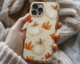 Fall Pumpkin Phone Case Fall Halloween Autumn Mood Leaves Cover for iPhone 17 18 17 16 15 14 Pro Max Samsung s23 s24 s25 Google Pixel 8 9