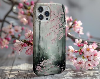 Japanese Blossom Phone Case Trendy Aesthetic Cute Girls Asia Cover for iPhone 16 15 14 13 12 Pro Max Samsung s26 s24 s25 Google Pixel 8 9