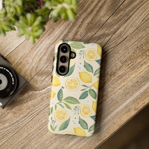 Lemon Collage Phone Case Citrus Fruit Tropical Style Design Cover for iPhone 17 16 15 14 13 12 Pro Max Samsung s26 s24 s25 Google Pixel 8 9 image 7