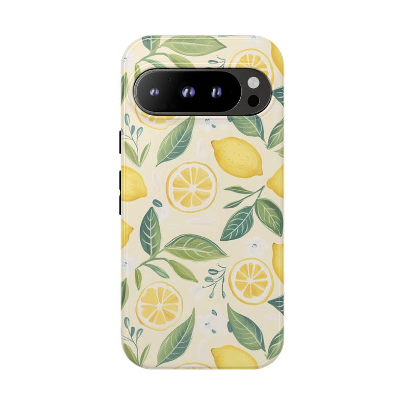Lemon Collage Phone Case Citrus Fruit Tropical Style Design Cover for iPhone 17 16 15 14 13 12 Pro Max Samsung s26 s24 s25 Google Pixel 8 9 image 8