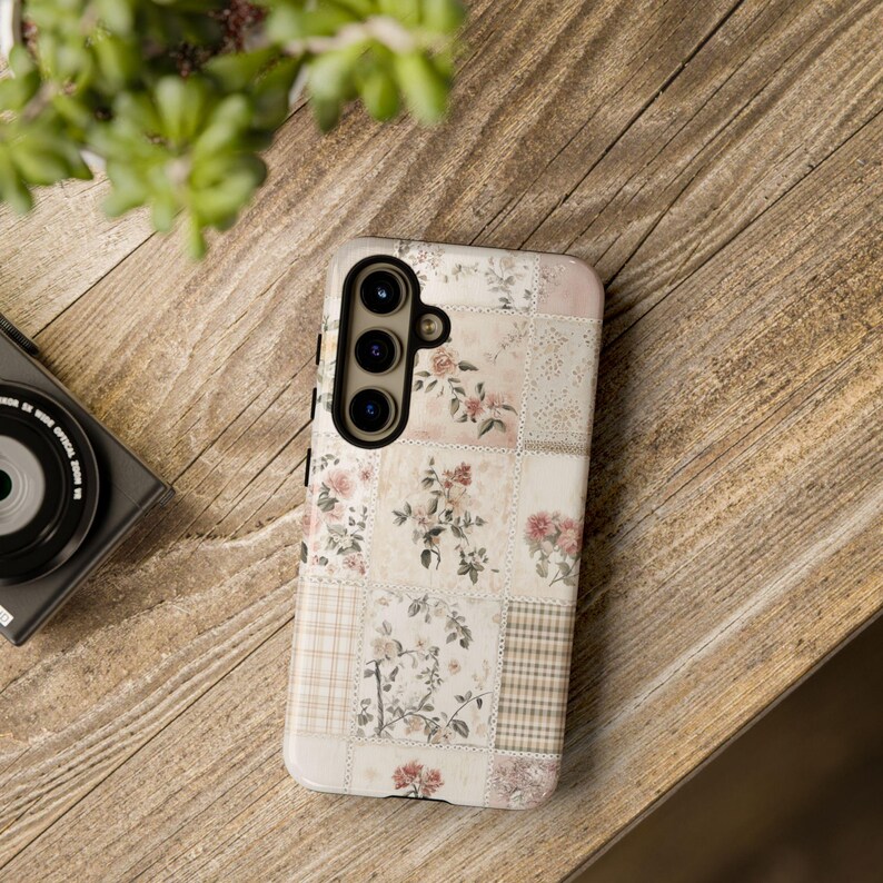 Pattern Patchwork Phone Case Flower Collage Girly Gift Art Cover for iPhone 17 16 15 14 13 12 Pro Max Samsung s26 s24 s25 Google Pixel 8 9 image 7