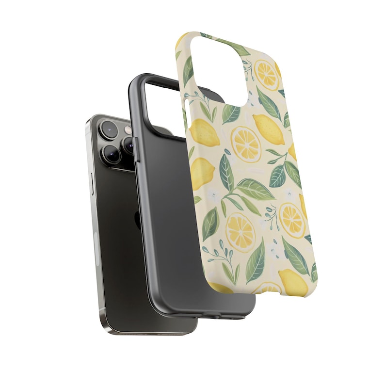 Lemon Collage Phone Case Citrus Fruit Tropical Style Design Cover for iPhone 17 16 15 14 13 12 Pro Max Samsung s26 s24 s25 Google Pixel 8 9 image 5