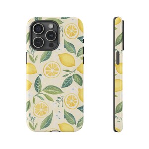 Lemon Collage Phone Case Citrus Fruit Tropical Style Design Cover for iPhone 17 16 15 14 13 12 Pro Max Samsung s26 s24 s25 Google Pixel 8 9 image 3