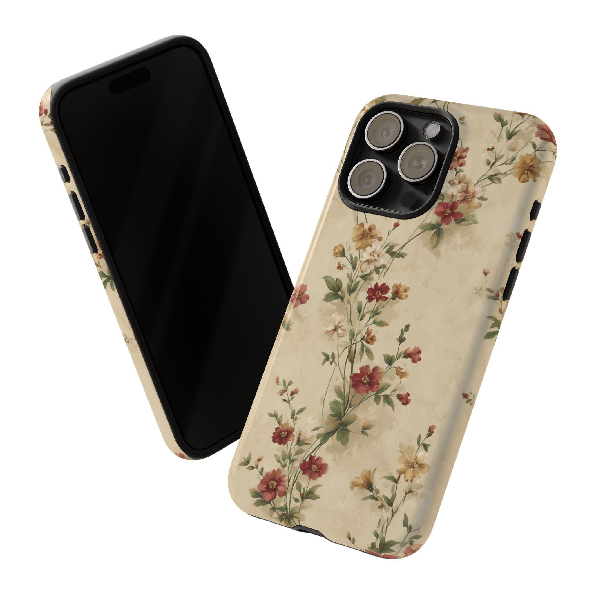 Phone Case Pattern Spring Minimalist Flower Phone Case Spring Floral Pattern Summer Cover for ...