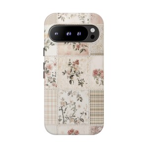 Pattern Patchwork Phone Case Flower Collage Girly Gift Art Cover for iPhone 17 16 15 14 13 12 Pro Max Samsung s26 s24 s25 Google Pixel 8 9 image 8