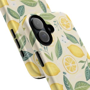 Lemon Collage Phone Case Citrus Fruit Tropical Style Design Cover for iPhone 17 16 15 14 13 12 Pro Max Samsung s26 s24 s25 Google Pixel 8 9 image 6