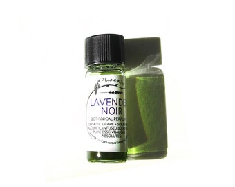 Lavender Noir - A Sumptuous Late Summer Fougère - 100% Natural Botanical Perfume - 1 ml tester vial