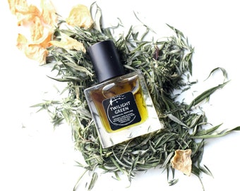 Twilight Green - wild, meditative noir, dark floral - botanical perfume - choose your size