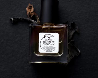 Black Trumpet Chthonic - a delightful mushroom infused gourmand soliflore - 100% natural perfume