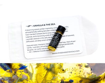 Vanilla and The Sea - natural perfume 1ml vial