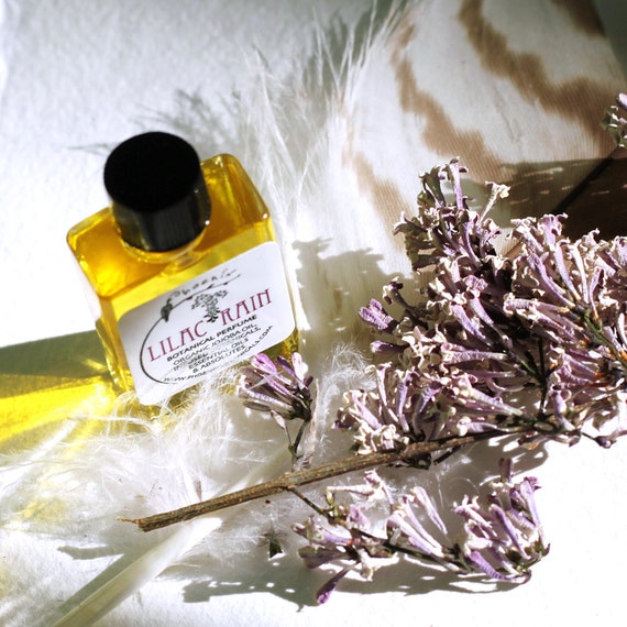 Lilac Rain Hypnotic Lilac and Spices Botanical Perfume With Vintage Clove  Tobacco Choose Your Size 