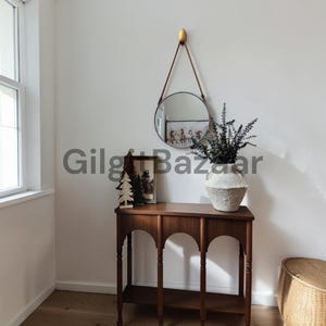 Retro Console Table with Storage Shelf, 40 Inch Entryway Table, 2 Tier Wooden Sofa Table, Narrow Accent Table for Hallway Living Room