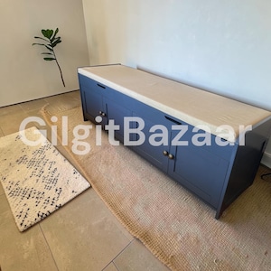 Lift Top Shoe Bench with Storage, 54 Inch Entryway Bench | Cushioned Seat, Hidden Storage Cabinet, Wooden End of Bed Bench