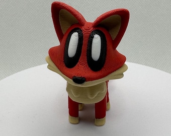 Blob Fox - Articulated 3D Printed Fidget Toy