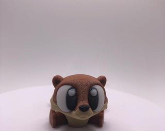 Flexi Otter – Mascota de escritorio articulada impresa en 3D