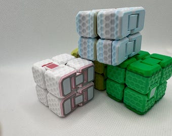 Cubo Fidget infinito stampato in 3D - Giocattolo Fidget articolato