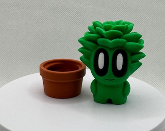 Articulated Blob Plant – 3D Printed Desk Toy, Fidget Gift
