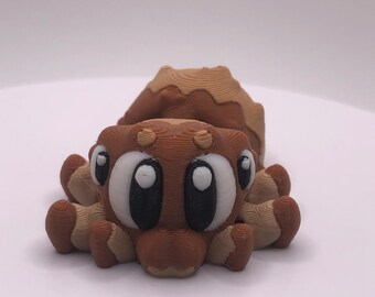 3D Printed Spider Figurine – Creepy-Cute Halloween Desk Buddy